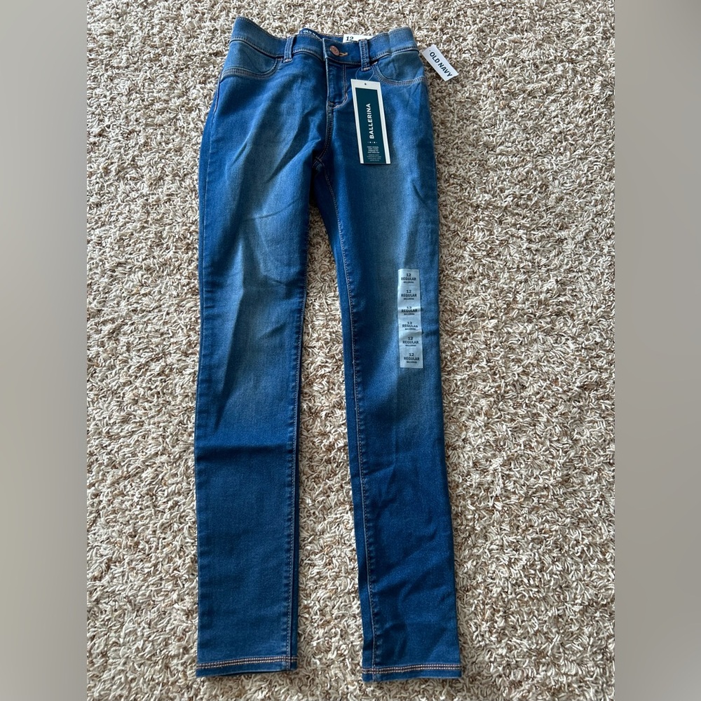 Girls size 12 skinny jeans by Old Navy